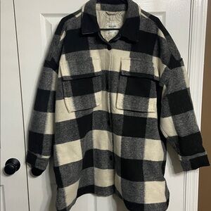 Abercrombie & Fitch Charcoal and Cream Jacket